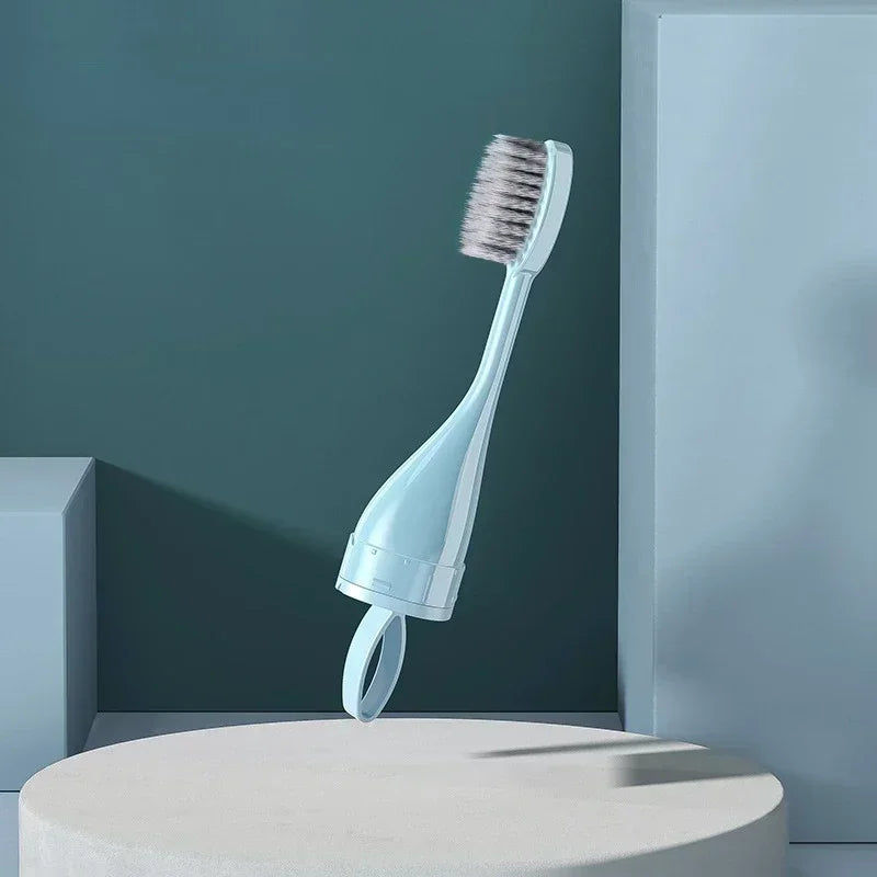 1PC Portable Folding Toothbrush Travel Toothbrush Set Creative Tooth Clean Tools Can Hold Toothpaste
