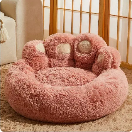 Cozy Large Pet Bed - Soft, Plush, Warm, and Long Kennel for Small, Medium, and Large Dogs,Winter Sleeping Sofa for Animals