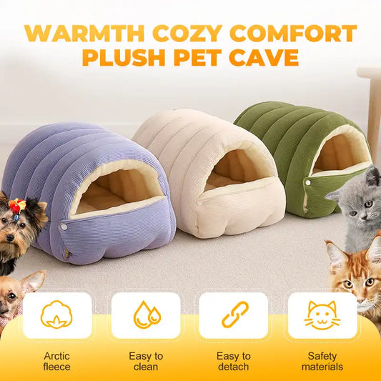 Warmth Cozy Comfort Plush Pet Cave