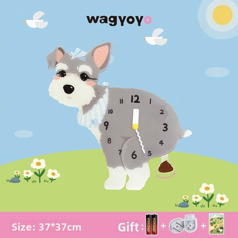 Pet Puppy Wall Clock