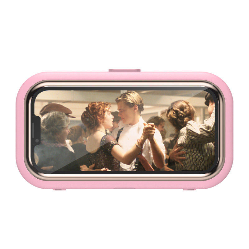 Retractable Waterproof Mobile Phone Box – Wall Mount Shower Phone Holder with Touch Screen