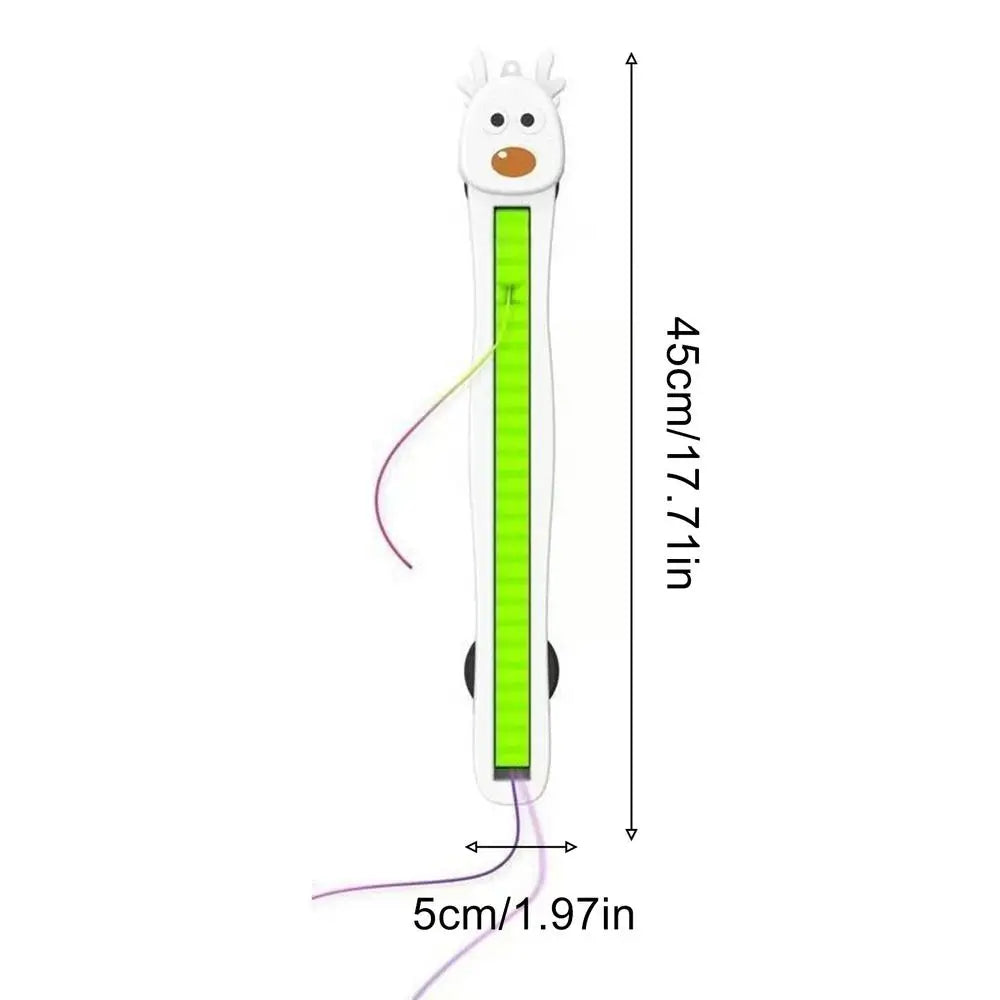 Electronic Cat Toys Wall Mounted Flying Rope Interactive Exercise Rechargeable Cat Enrichment Toys for Home Living Room Kitchen