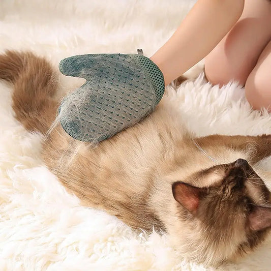 Pet Grooming Glove – Double‑Sided Hair Remover & Massage Brush