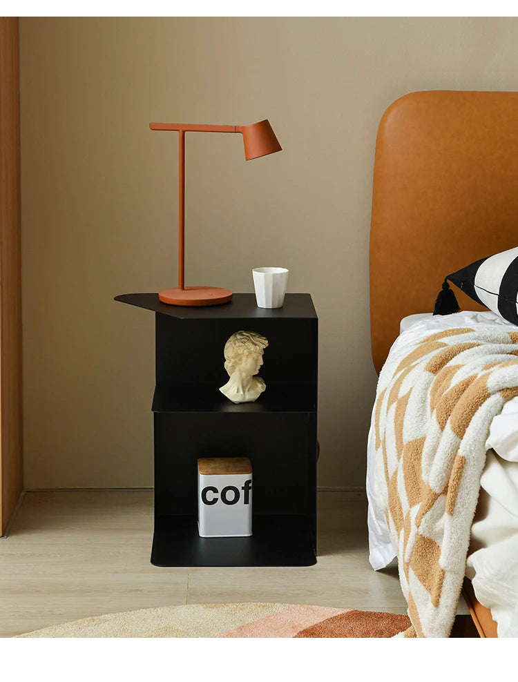 Home Creative Sofa Side Table Balcony Coffee Table Minimalist Bedside Cabinet,Portable Multi-Purpose Storage RackSmall Furniture