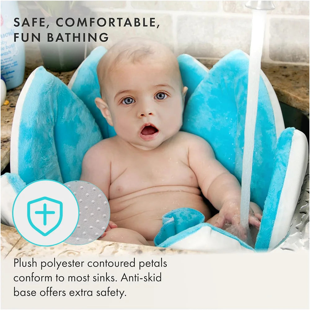 1PCS Baby Bath Pad for Infant Newborn | Soft Flower Petals for Sink Bathtub Essentials Shower | Bathtub Mat for Bathtub Tub Sink