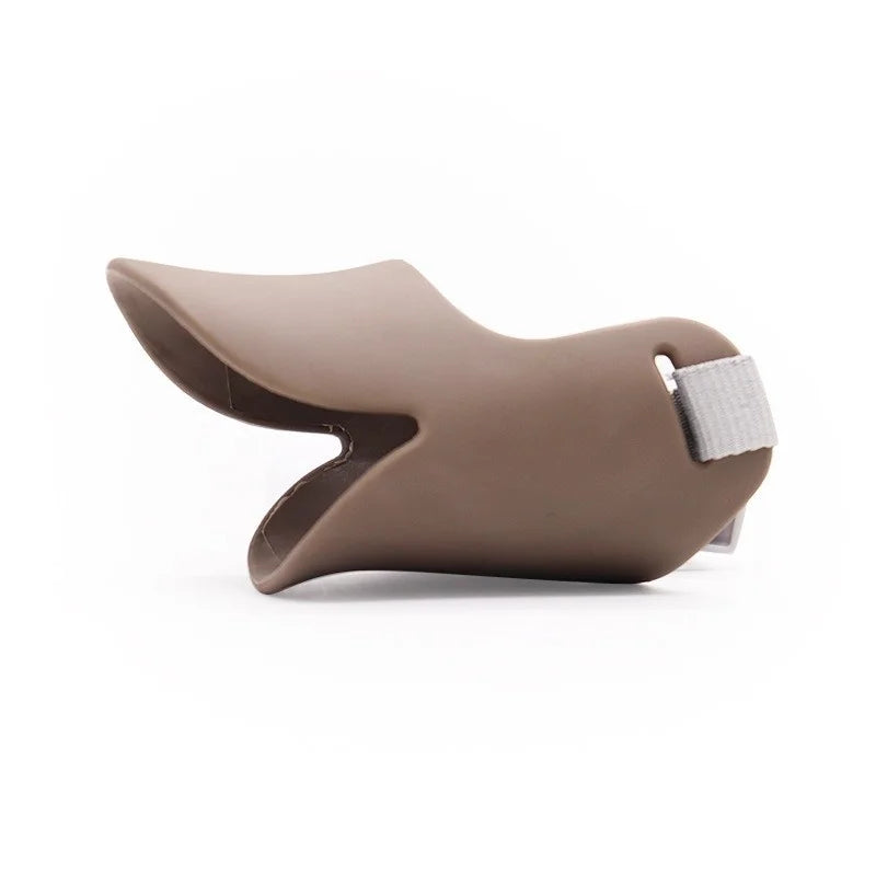 Adjustable Dog Silicone Duck Muzzle Anti Bite Stop Barking Pet Accessory Safe Small to Large Dog Mouthpiece Cover