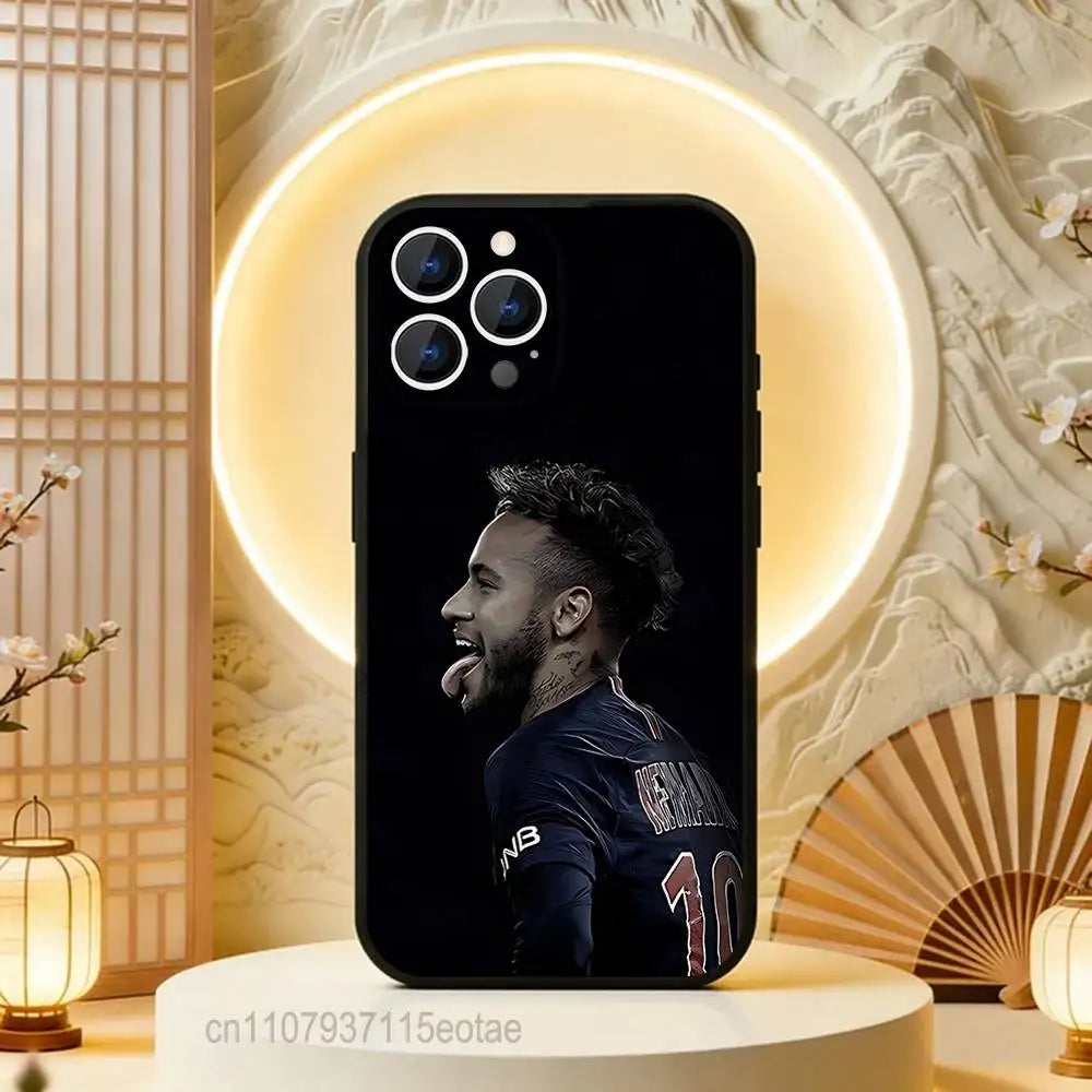 Football Sport N-Neymar_S COOL Phone Case For iPhone 17,16,15,14,13,12,11,Pro,Max,Plus,E,Air,Mini Protective Black Cover