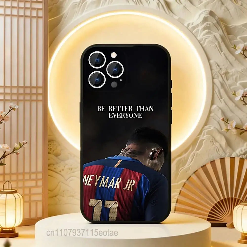Football Sport N-Neymar_S COOL Phone Case For iPhone 17,16,15,14,13,12,11,Pro,Max,Plus,E,Air,Mini Protective Black Cover