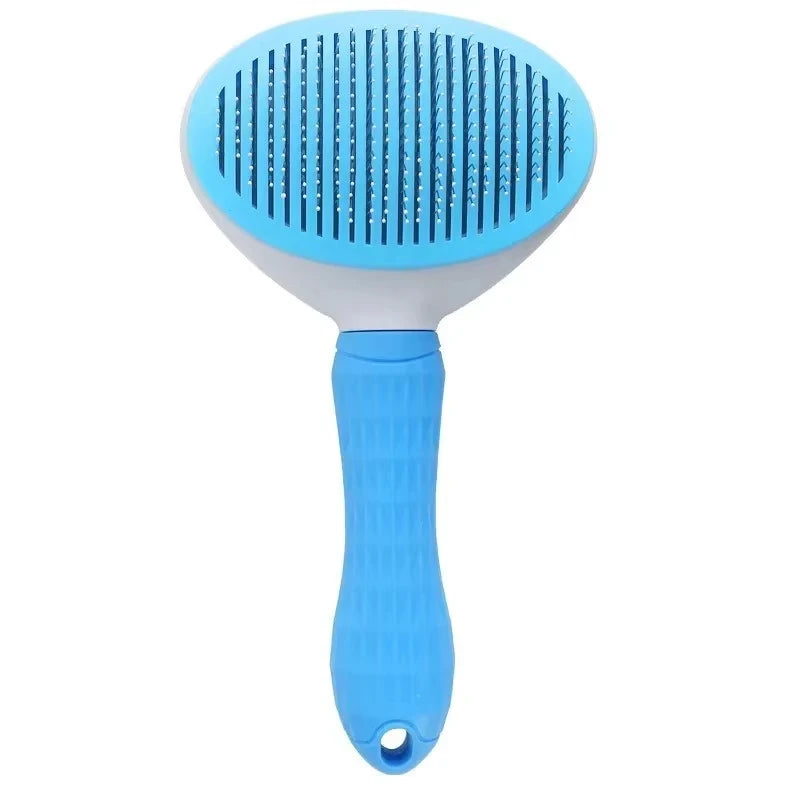 Dog Grooming Brush with Easy Clean Button | Home Pet Hub