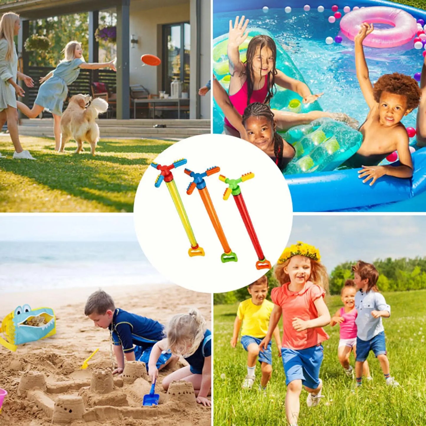 Water Shooters For Kids Summer Funny Outdoor Toys Kids Outdoor Water Sprayer For Pool Beach Backyard Garden Camping Picnic Party