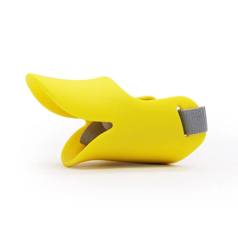 Adjustable Dog Silicone Duck Muzzle Anti Bite Stop Barking Pet Accessory Safe Small to Large Dog Mouthpiece Cover