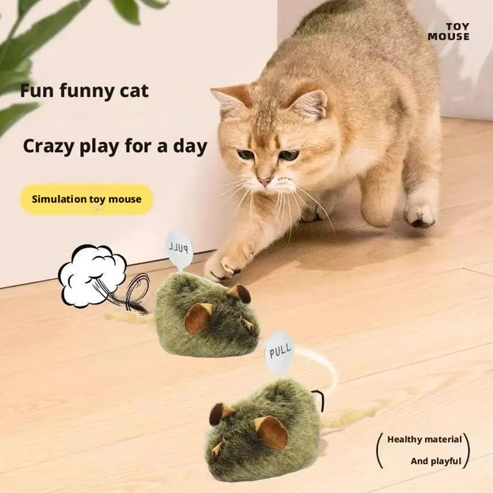 Electric Interactive Mouse Cat Toys Funny Plush Toy Smart Pet Interactive Movement Speak out Toys  Pet Cat Accessories
