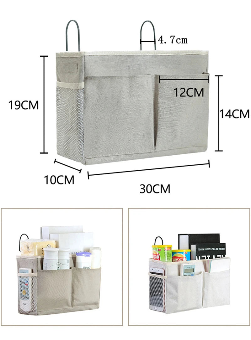 Portable Baby Care Essentials Hanging Organizers Crib Storage Cradle Baby Crib Organizer Diaper Bag Baby Bed Accessories