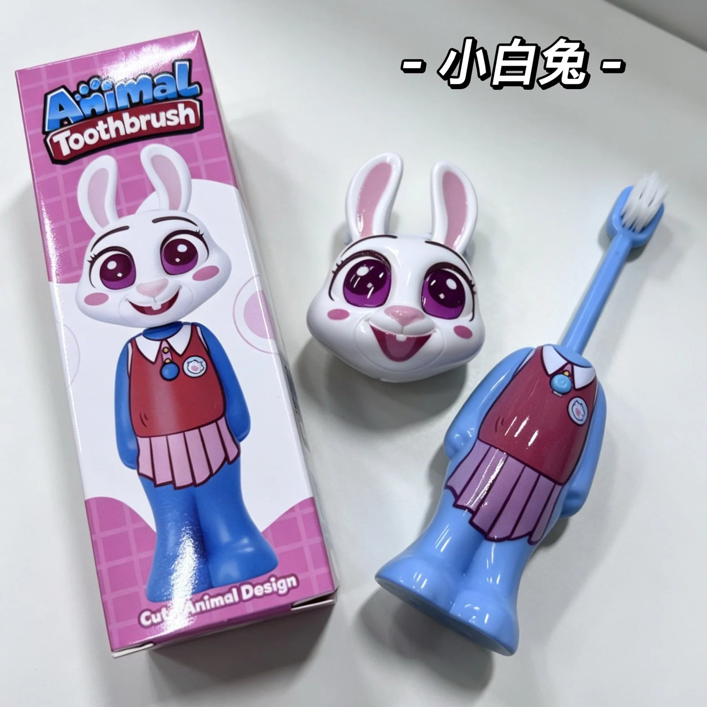Zootopia Internet Celebrity Retractable Toothbrush Nick Judy Deformed Soft Bristled Toothbrush Fine Bristle back-to-school Gift