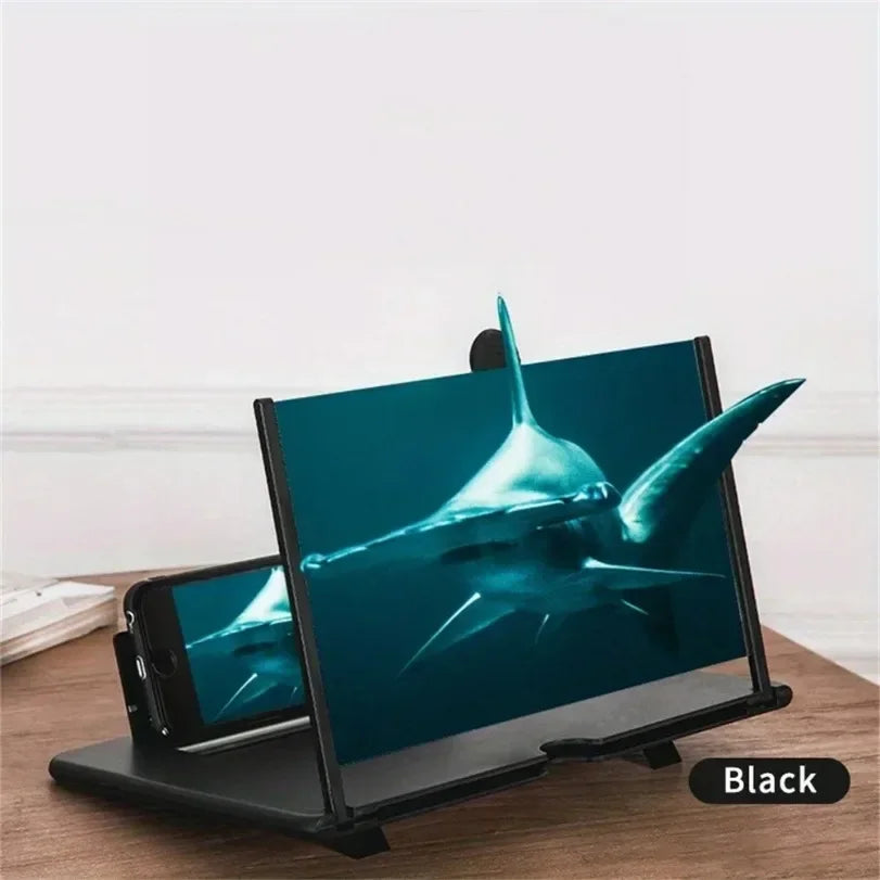 Screen Magnifier Amplifier HD New Phone Holder Screen Amplifier Video Phone Amplifier Screen Phone Projector for All Smartphones