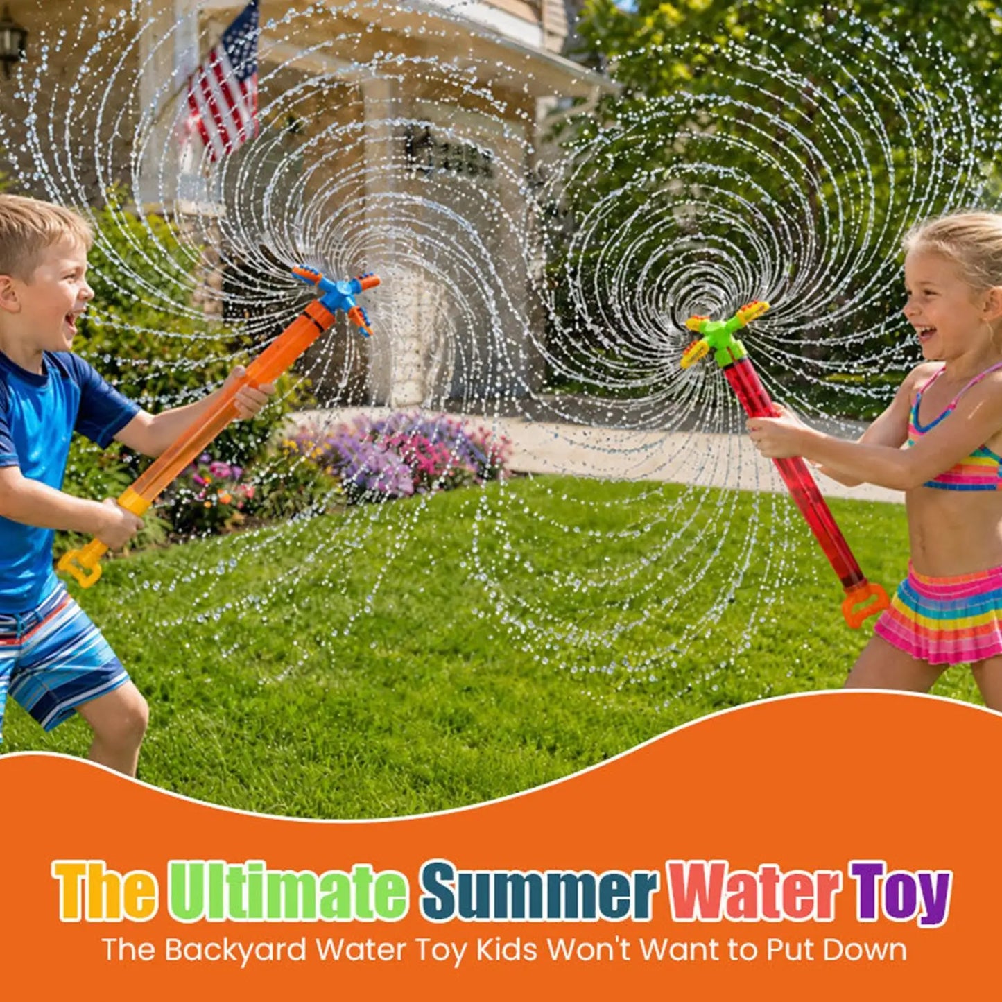 Water Shooters For Kids Summer Funny Outdoor Toys Kids Outdoor Water Sprayer For Pool Beach Backyard Garden Camping Picnic Party