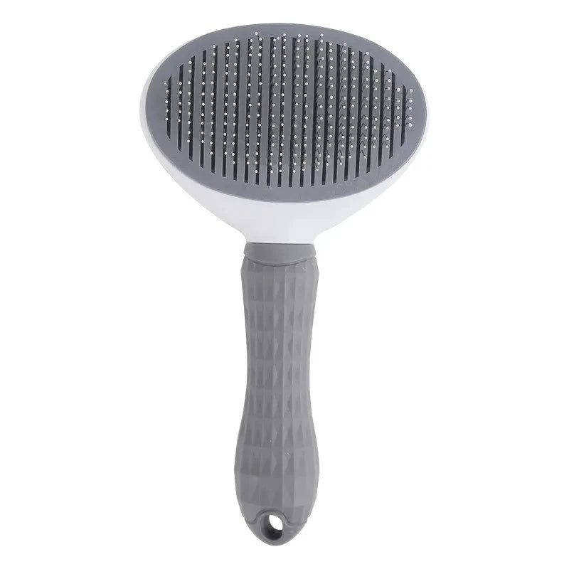 Dog Grooming Brush with Easy Clean Button | Home Pet Hub