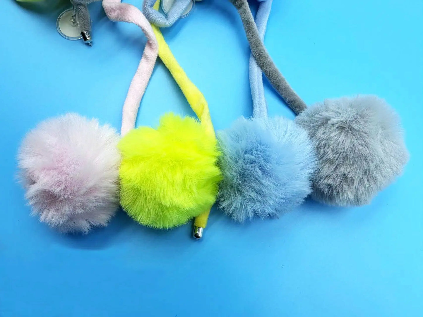 Pet Toy Interactive Cat Toys Funny Cat Stick Spring Rope Ball Plush Toy Interactive Play Training Toys Cats Supplies