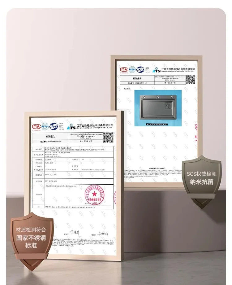 Kitchen Vegetable Basin, Large Sink, 304 Stainless Steel Countertop Sink, Dishwasher, Household Thickened Vegetable Sink