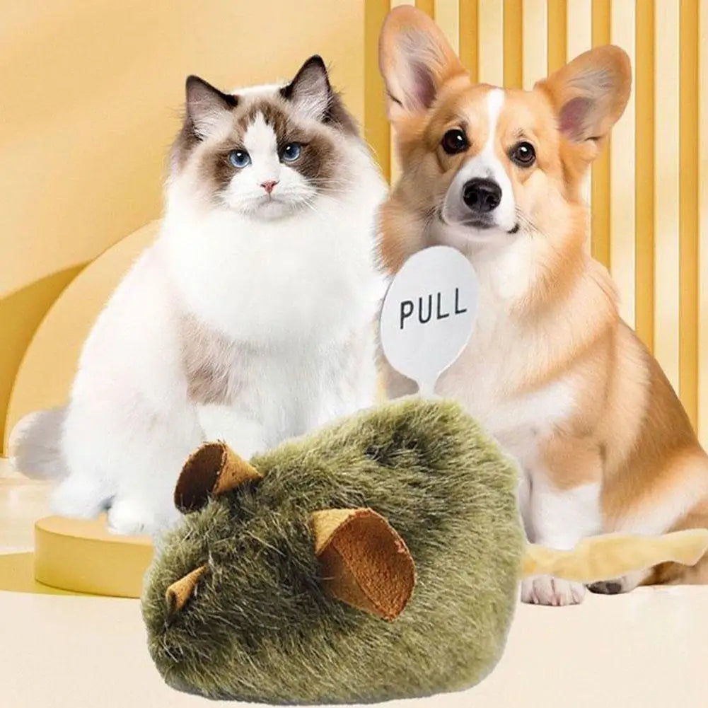 Electric Interactive Mouse Cat Toys Funny Plush Toy Smart Pet Interactive Movement Speak out Toys  Pet Cat Accessories