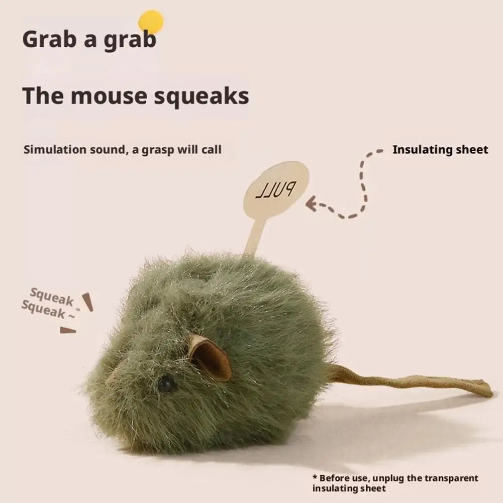 Electric Interactive Mouse Cat Toys Funny Plush Toy Smart Pet Interactive Movement Speak out Toys  Pet Cat Accessories