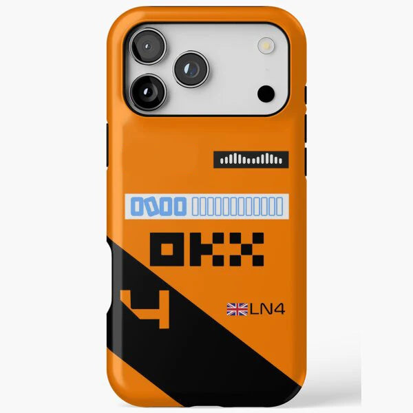 Racer L-Lando N-Norris 4 Phone Case for iPhone 17 16e 16 15 14 13 12 11 X XS XR XSMAX 7 8 Air Pro Max Plus Luxury Double-layer
