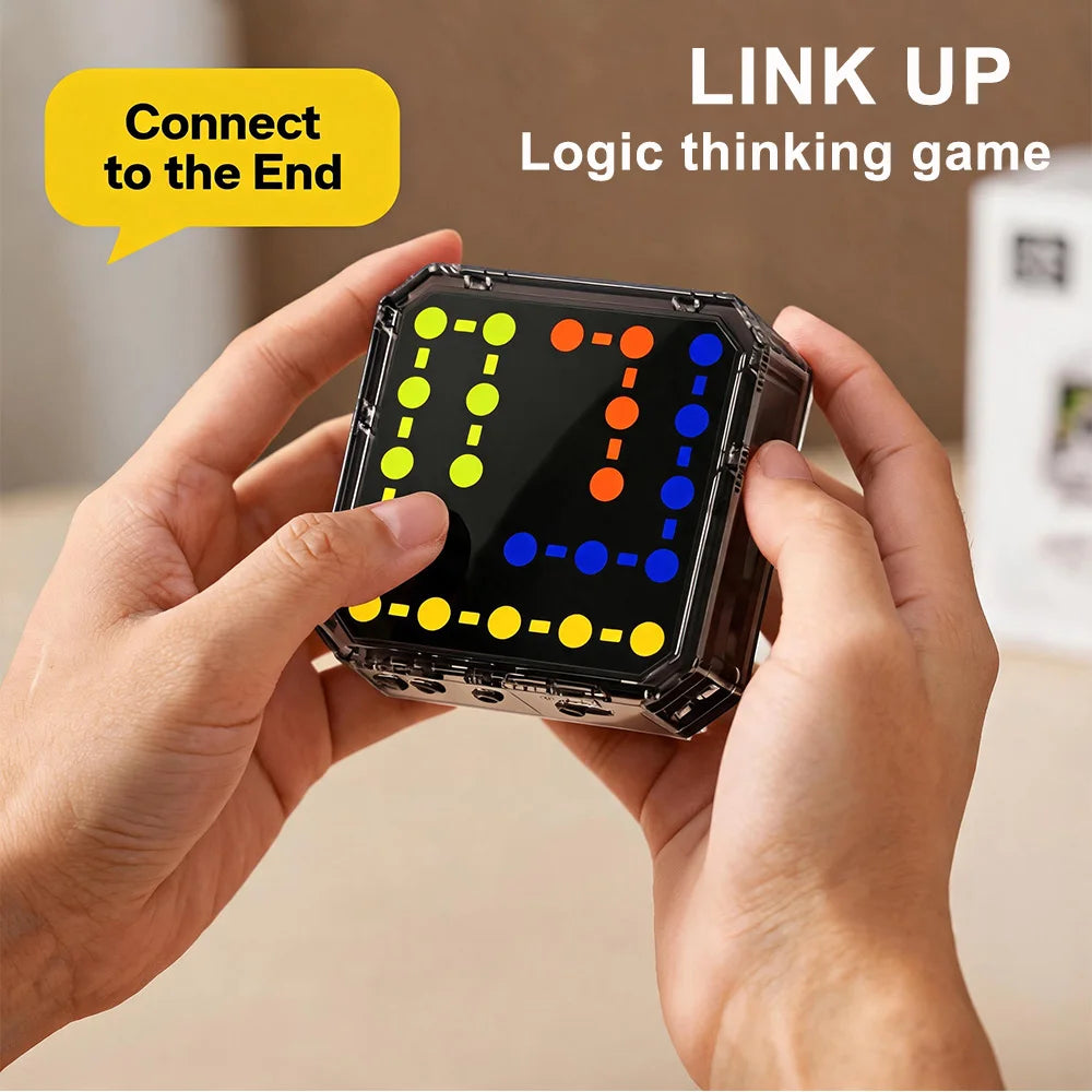 Electronic Handheld Game Console for Kids, Link Up Logic Thinking Game, Brain Teasers & Memory, Focus Training, Educational Trav