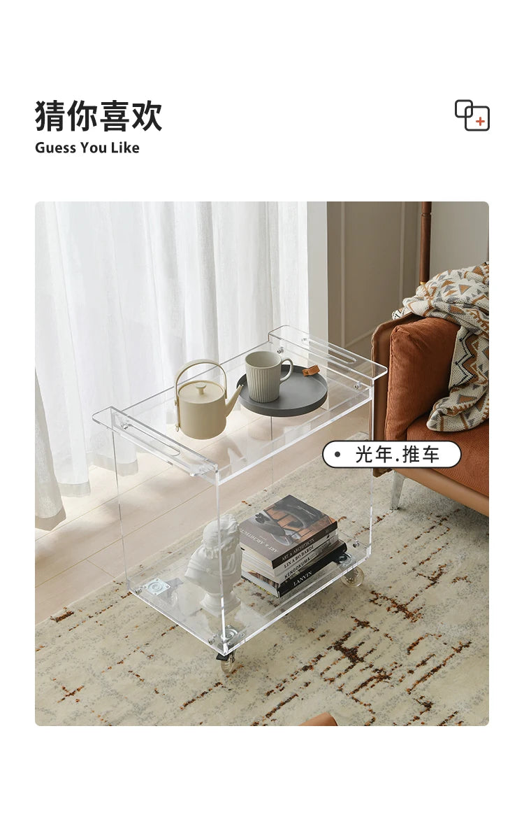 Home Creative Sofa Side Table Balcony Coffee Table Minimalist Bedside Cabinet,Portable Multi-Purpose Storage RackSmall Furniture
