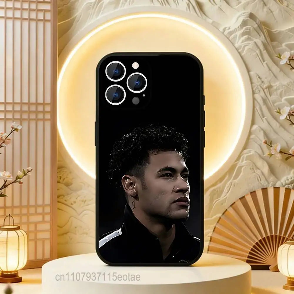 Football Sport N-Neymar_S COOL Phone Case For iPhone 17,16,15,14,13,12,11,Pro,Max,Plus,E,Air,Mini Protective Black Cover