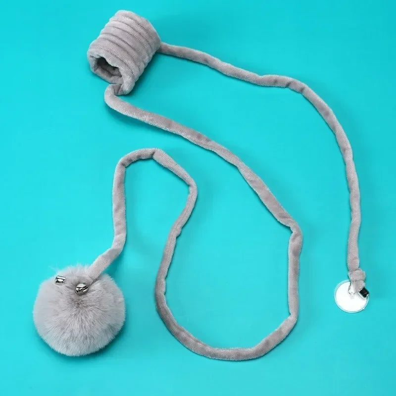 Pet Toy Interactive Cat Toys Funny Cat Stick Spring Rope Ball Plush Toy Interactive Play Training Toys Cats Supplies