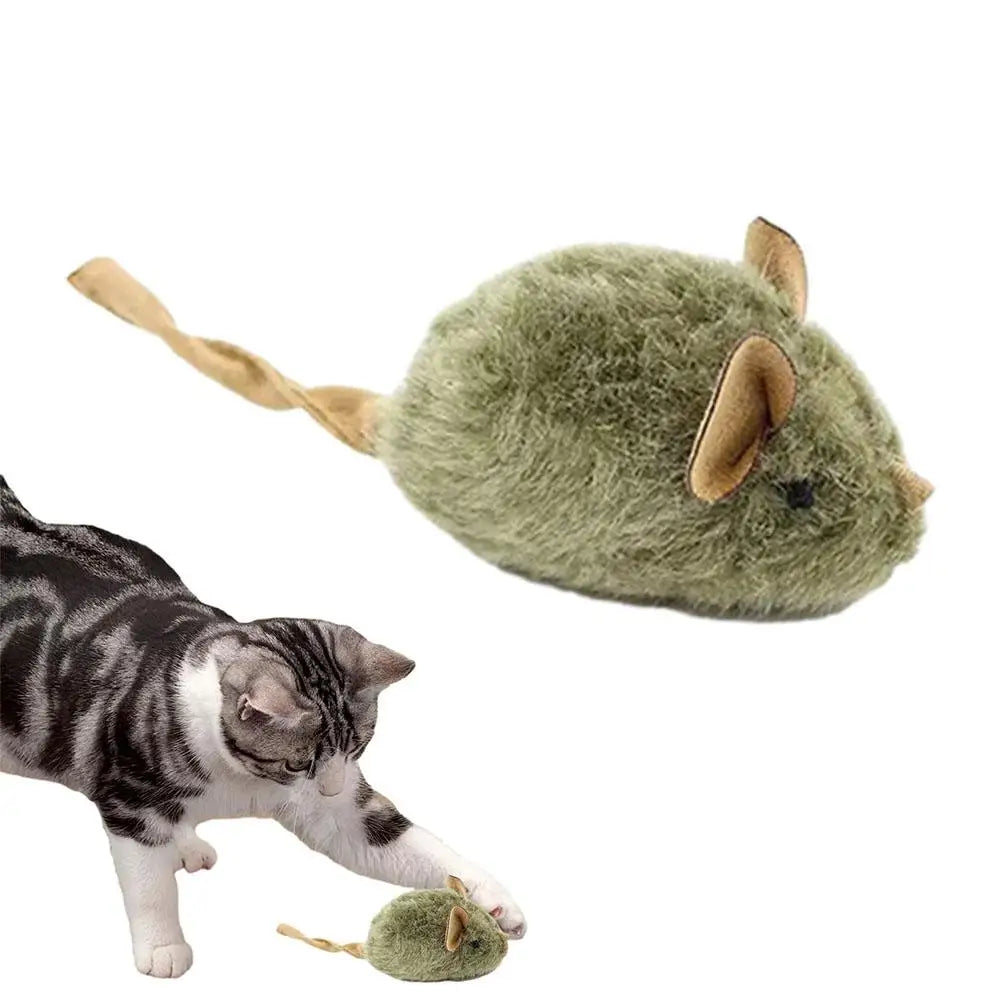 Electric Interactive Mouse Cat Toys Funny Plush Toy Smart Pet Interactive Movement Speak out Toys  Pet Cat Accessories