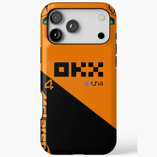 Racer L-Lando N-Norris 4 Phone Case for iPhone 17 16e 16 15 14 13 12 11 X XS XR XSMAX 7 8 Air Pro Max Plus Luxury Double-layer