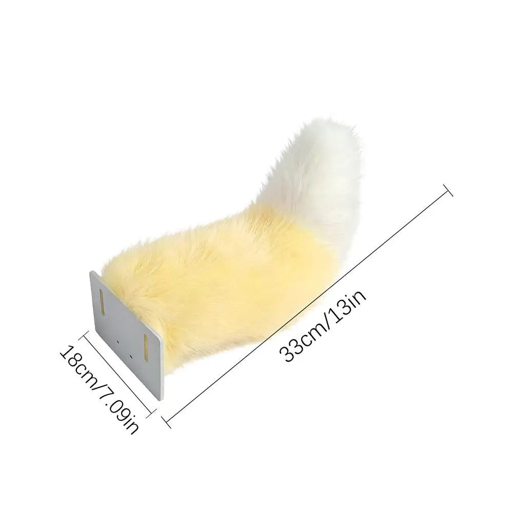 Electric vehicle Wigging tail Motorcycle Animal Tail Adjustable Motorbike Prank Gadget for Women Female Riders