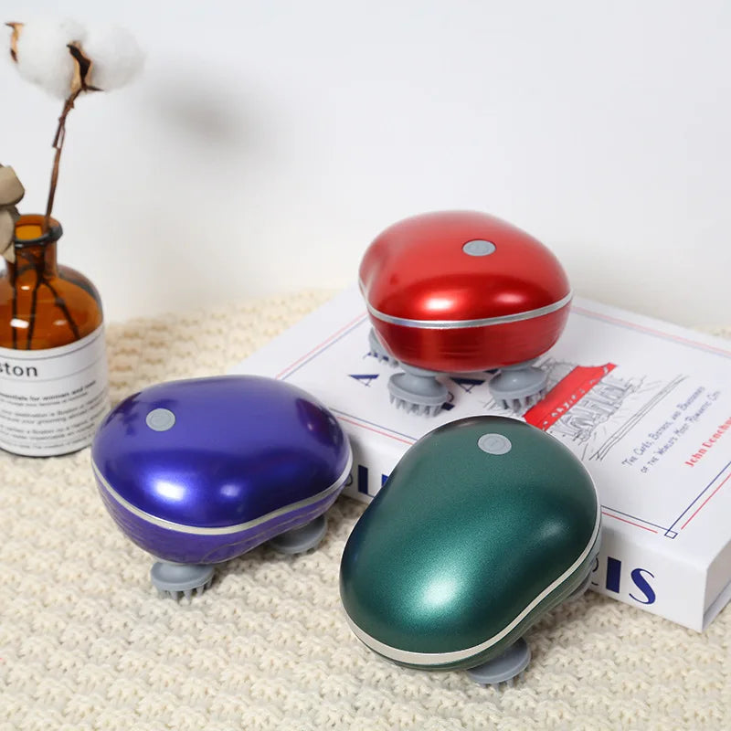 Pet Electric Head Massager Instrument Multi-functional Charging Cat Decompression Relax Tissue Kneading Vibrating Pet Products