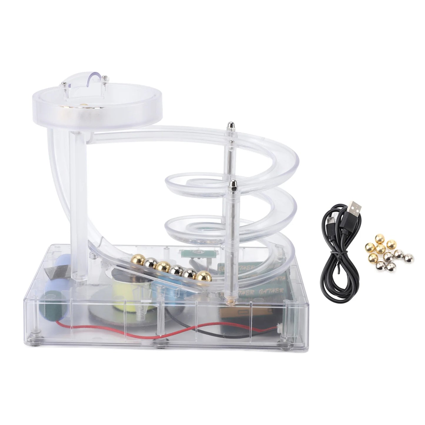 Rolling Perpetual Motion Machine – Kinetic Art Desk Toy & Relaxing Office Decor