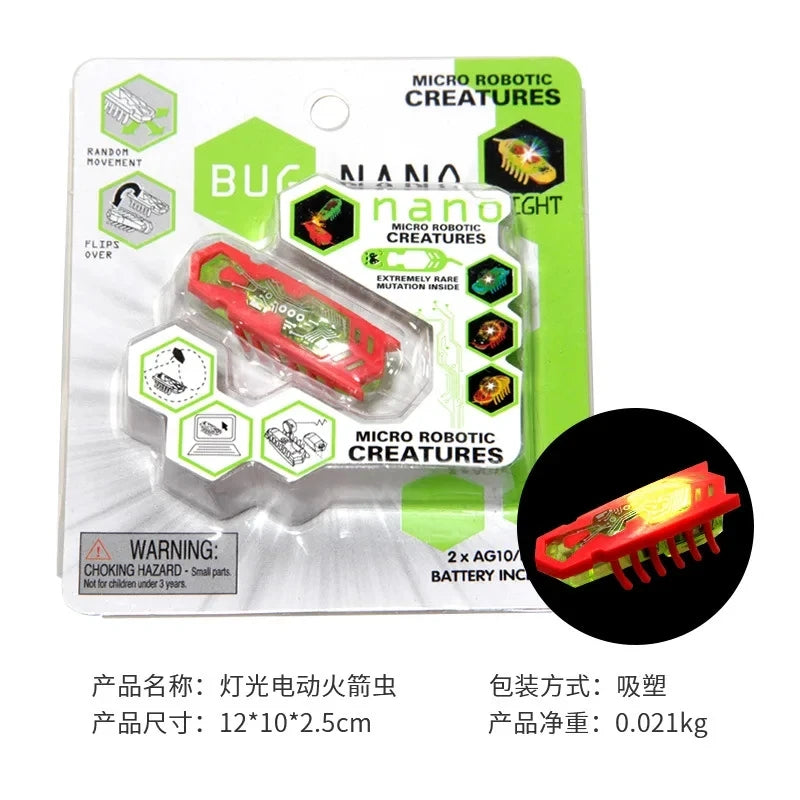 Pet Interactive Mini Electric Bug Cat Toy Kitten Escape Obstacle Automatic Flip Toy Battery Operated Vibration Beetle Supplies