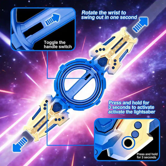 Luminous Fire Spinning Sword Toy! The child instantly transforms into an interstellar hero, shining brightly at night and attracting attention