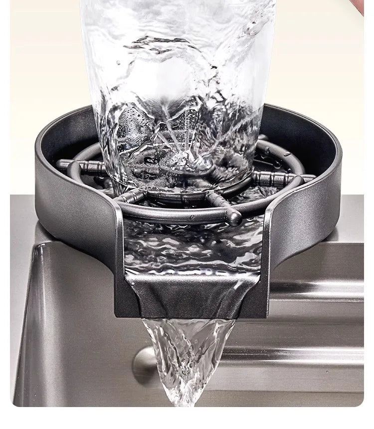 Kitchen Vegetable Basin, Large Sink, 304 Stainless Steel Countertop Sink, Dishwasher, Household Thickened Vegetable Sink