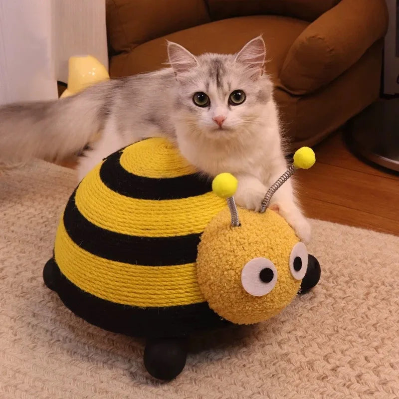 Turtle Shaped Cat Scratcher Natural Sisal Scratching Furniture Protector for Dog Cat Interactive Sisal Toy for Cats Pet Products