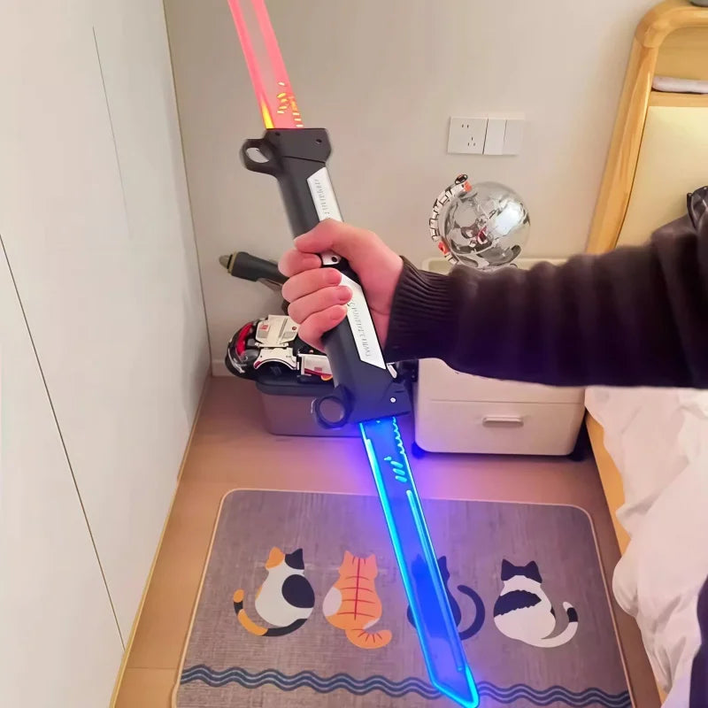 Wolf Claw Scalable Sound And Light  Claw With Rotating Spark Laser Claw Children'S Cool Luminous Toy Boy'S Gift