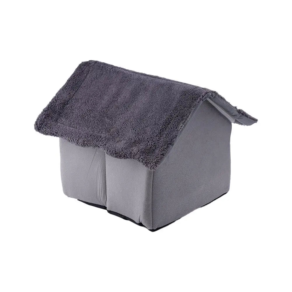 Pet House Bed Cat Cave Dog Kennel Warm Sleeping Bag Cozy Tent Soft Puppy Cushion Mat Indoor Winter Supplies