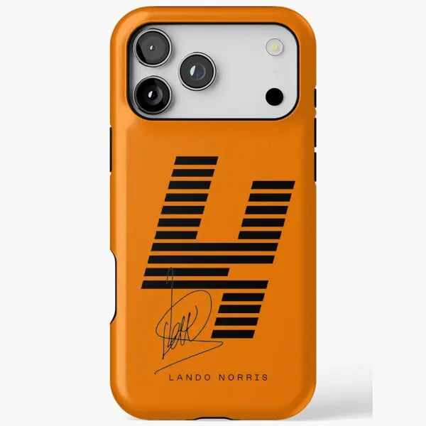 Racer L-Lando N-Norris 4 Phone Case for iPhone 17 16e 16 15 14 13 12 11 X XS XR XSMAX 7 8 Air Pro Max Plus Luxury Double-layer