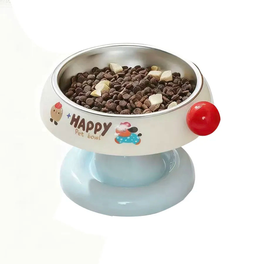 Pet Feeding Mat-Absorbent Pet high feet bowl with Waterproof Rubber Backing Quick Dry Water Mat for Dog Cat supplies