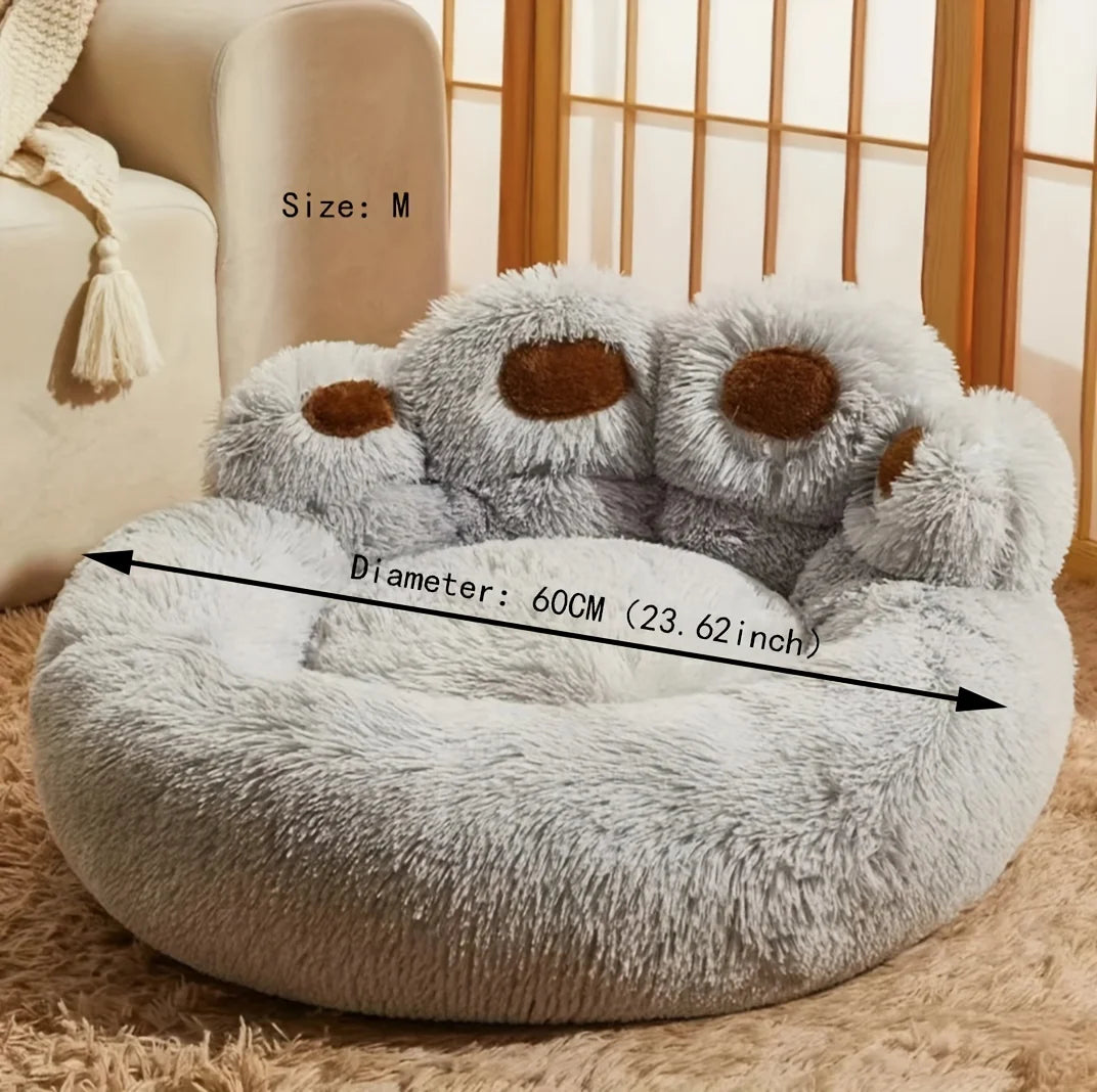 Cozy Large Pet Bed - Soft, Plush, Warm, and Long Kennel for Small, Medium, and Large Dogs,Winter Sleeping Sofa for Animals
