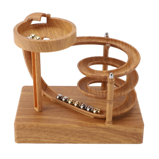 Rolling Perpetual Motion Machine – Kinetic Art Desk Toy & Relaxing Office Decor