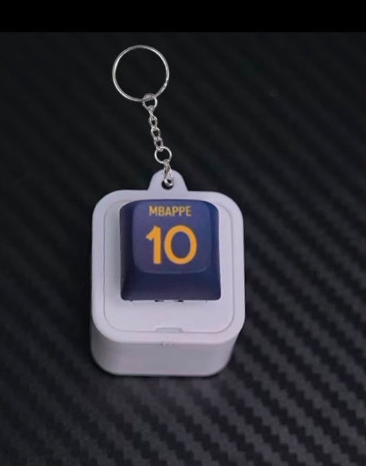 Mbappe #10 Football Sound Button Keychain | Funny Soccer Fan Keyring Gift ⚽🔊