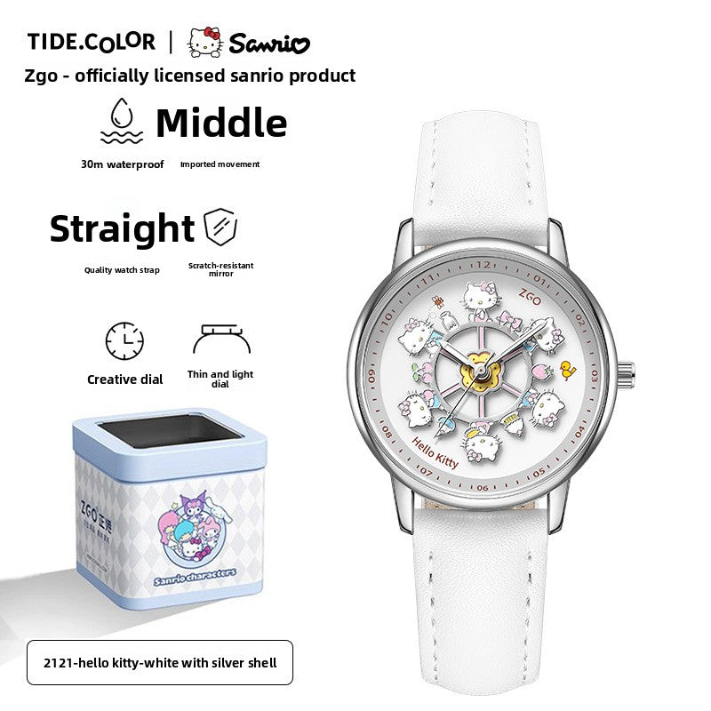 Sanrio Hello Kitty Rotating Quartz Watch