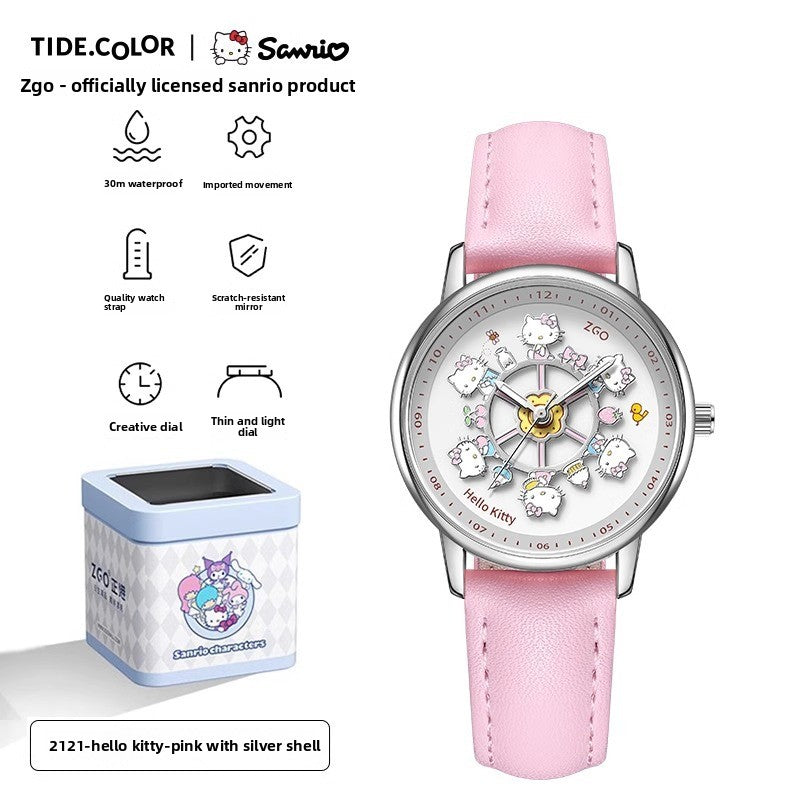 Sanrio Hello Kitty Rotating Quartz Watch