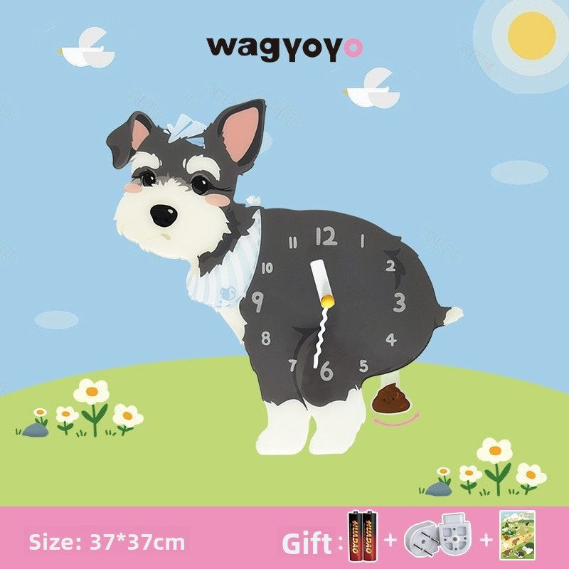 Pet Puppy Wall Clock