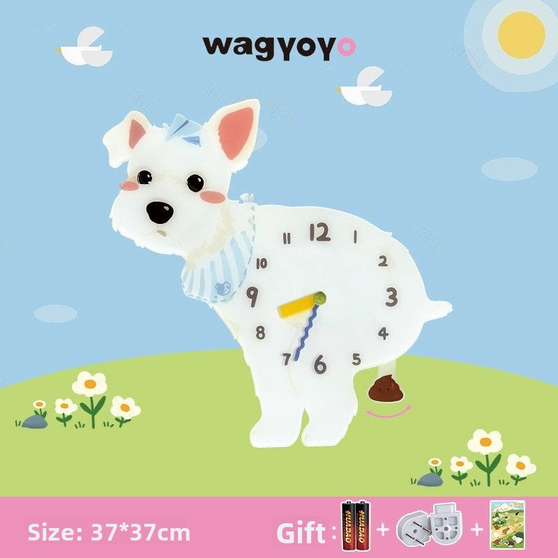 Pet Puppy Wall Clock